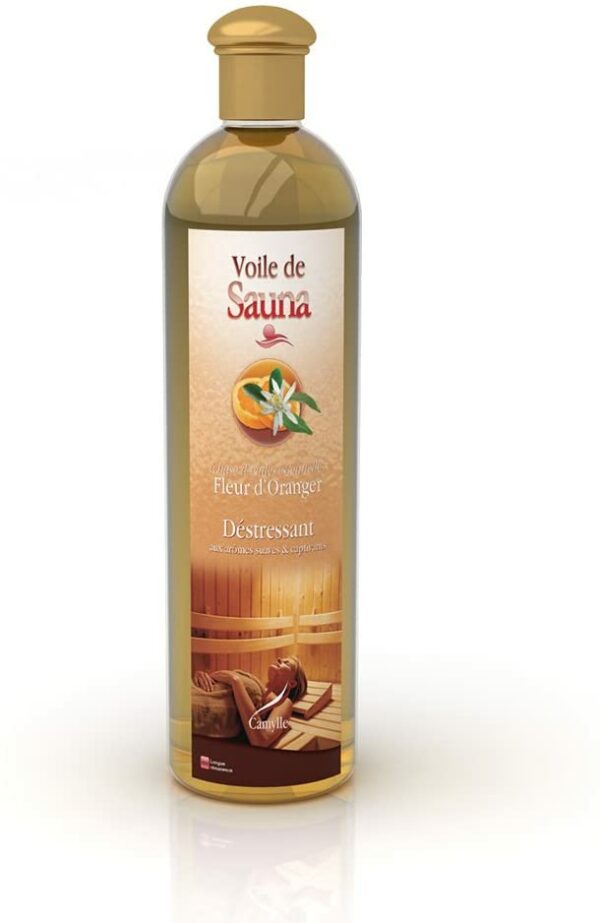 Voile de sauna Fleur d'oranger